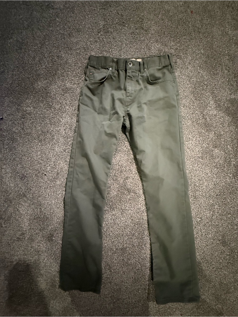Patagonia Men's Olive Green Straight-Leg Jeans 31